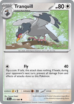 Tranquill 072/086 Black Bolt