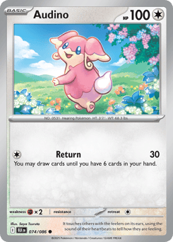 Audino 074/086 Black Bolt