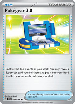 Pokégear 3.0 084/086 Black Bolt