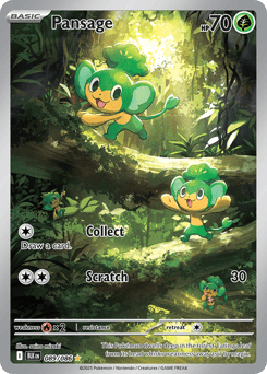 Pansage 089/086 Black Bolt