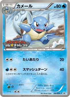 Wartortle 166/BW-P Black & White Promos