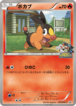Tepig 079/BW-P Black & White Promos