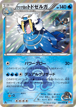 Team Aqua's Walrein 005/034 Magma Gang VS Aqua Gang: Double Crisis