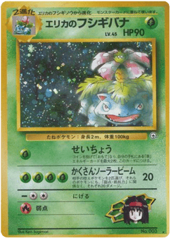 Erika's Venusaur No.003 Challenge from the Darkness