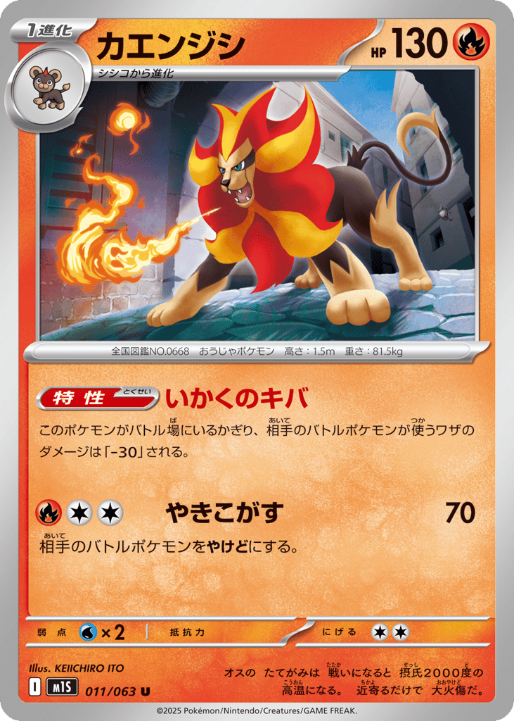 Pyroar 011/063 Mega Symphonia