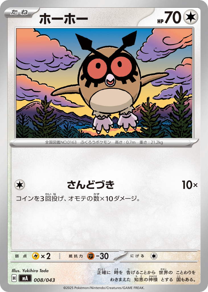 Hoothoot 008/043 MEGA Premium Trainer Box