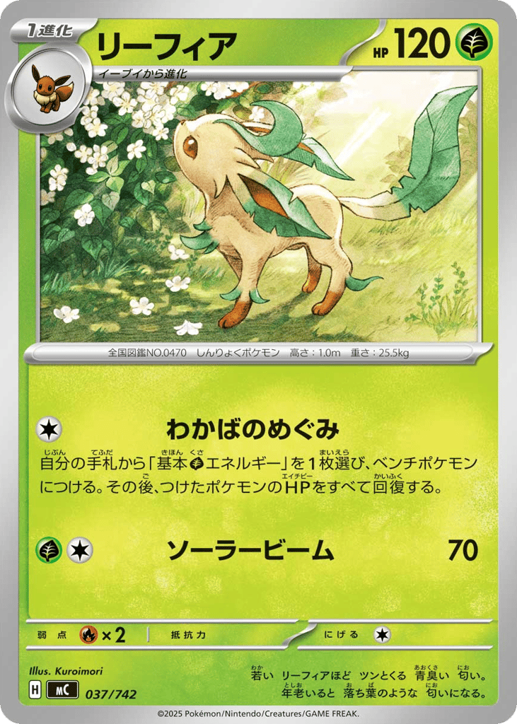 Leafeon 037/742 Start Deck 100 Battle Collection