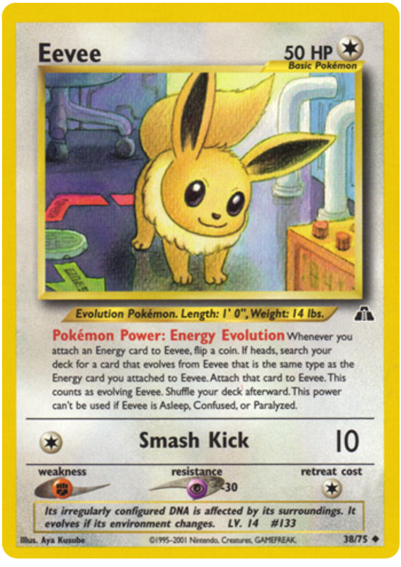 Eevee No.133 Crossing the Ruins...