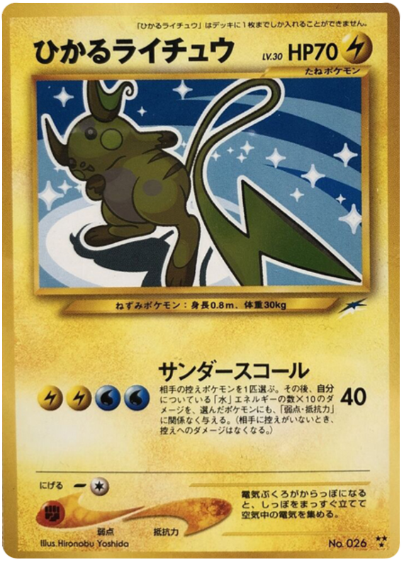Shining Raichu No.026 Darkness, and to Light...