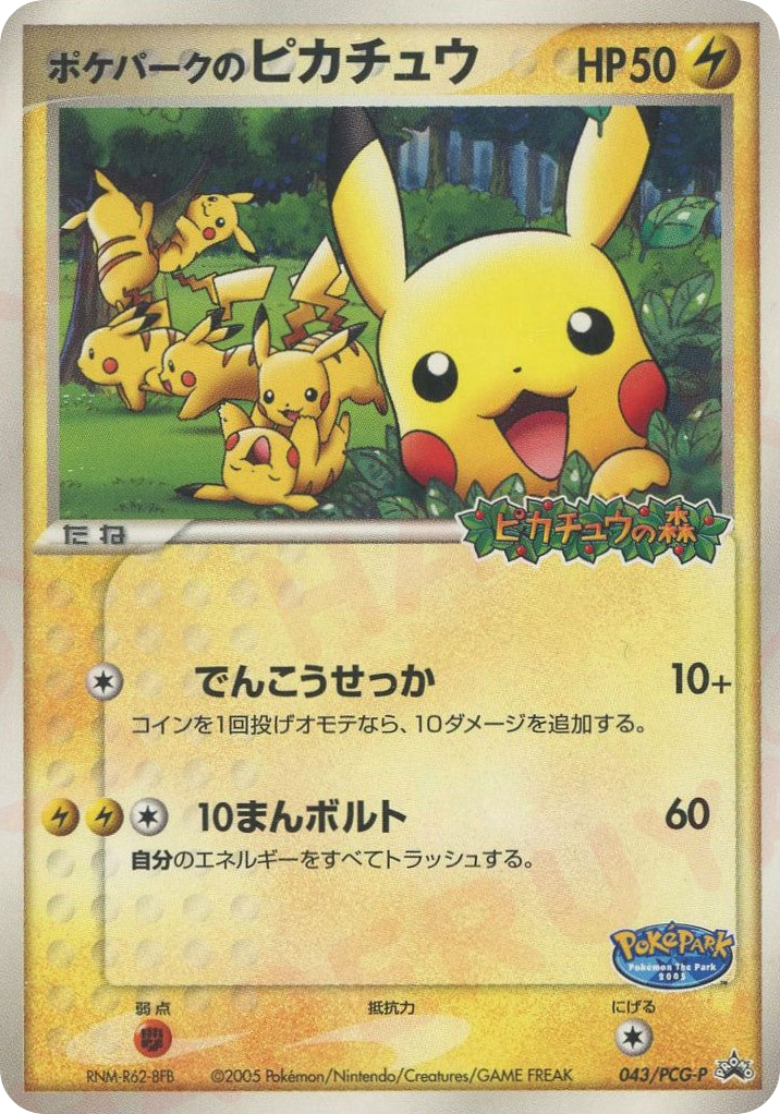 PokéPark's Pikachu 043/PCG-P PCG Promos