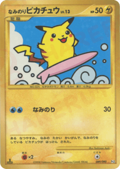 Surfing Pikachu 089/090 Bonds to the End of Time