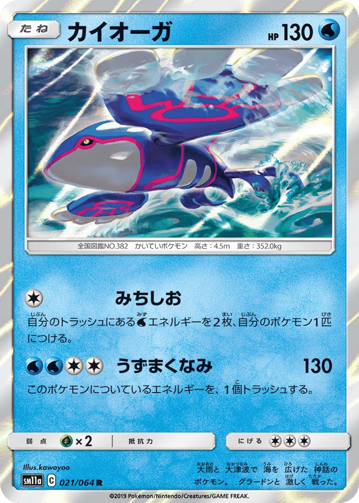 Kyogre 021/064 Remix Bout