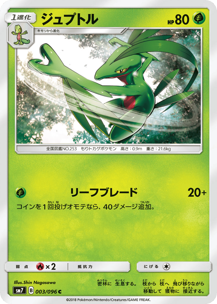 Grovyle 003/096 Sky-Splitting Charisma