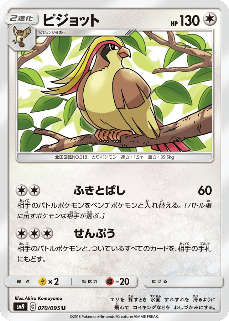 Pidgeot 070/095 Tag Bolt