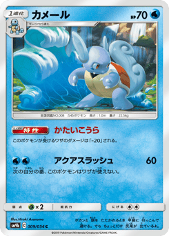 Wartortle 009/054 Full Metal Wall