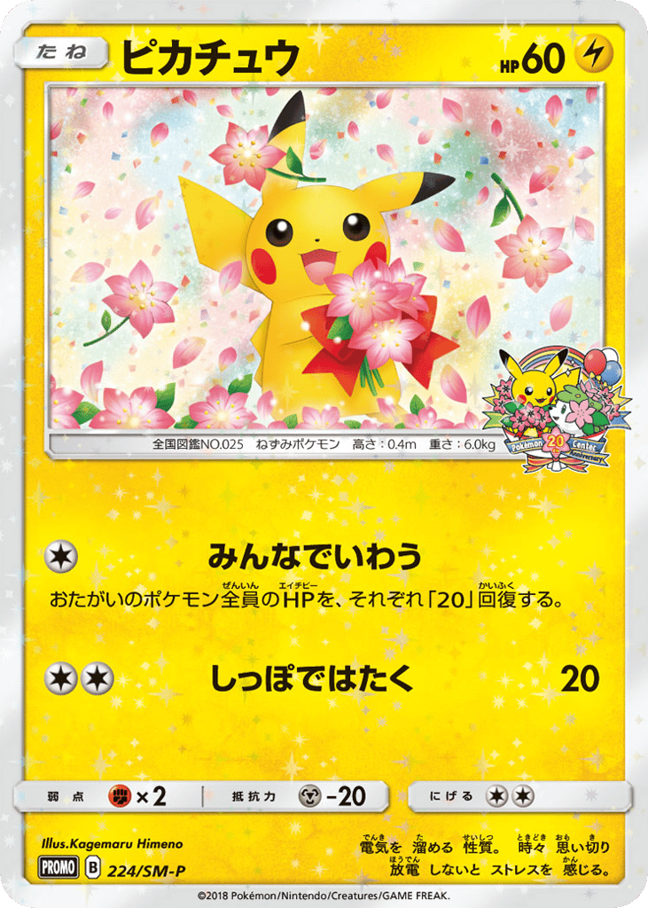 Pikachu 224/SM-P Sun & Moon Promos