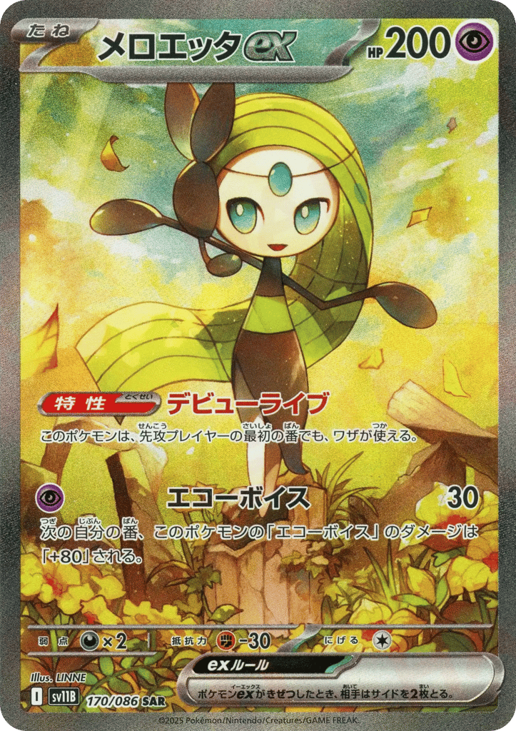 Meloetta ex 170/086 Black Bolt