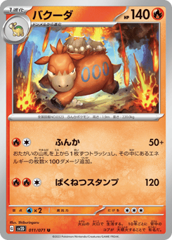Camerupt 011/071 Clay Burst
