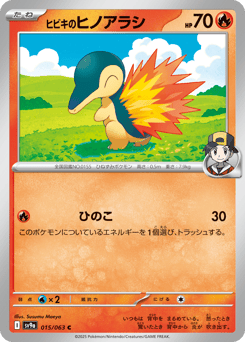 Ethan's Cyndaquil 015/063 Hot Air Arena