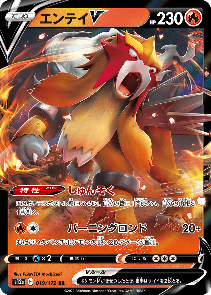 Entei V 019/172 VSTAR Universe