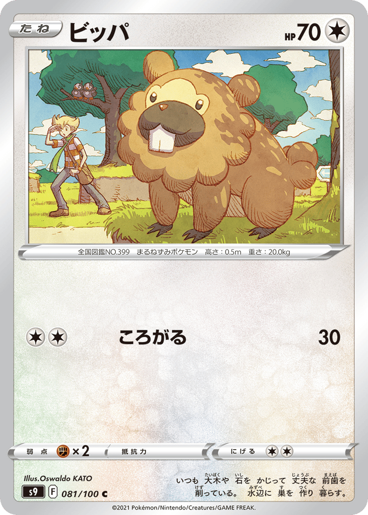 Bidoof 081/100 Star Birth