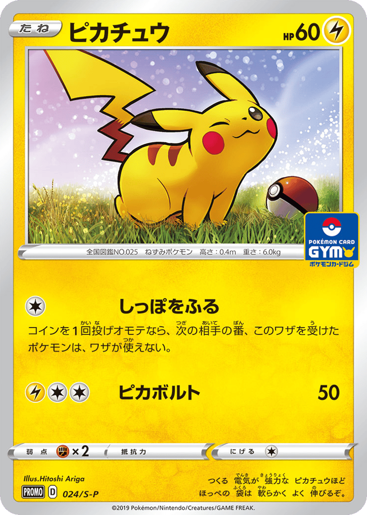 Pikachu 024/S-P Sword & Shield Promos