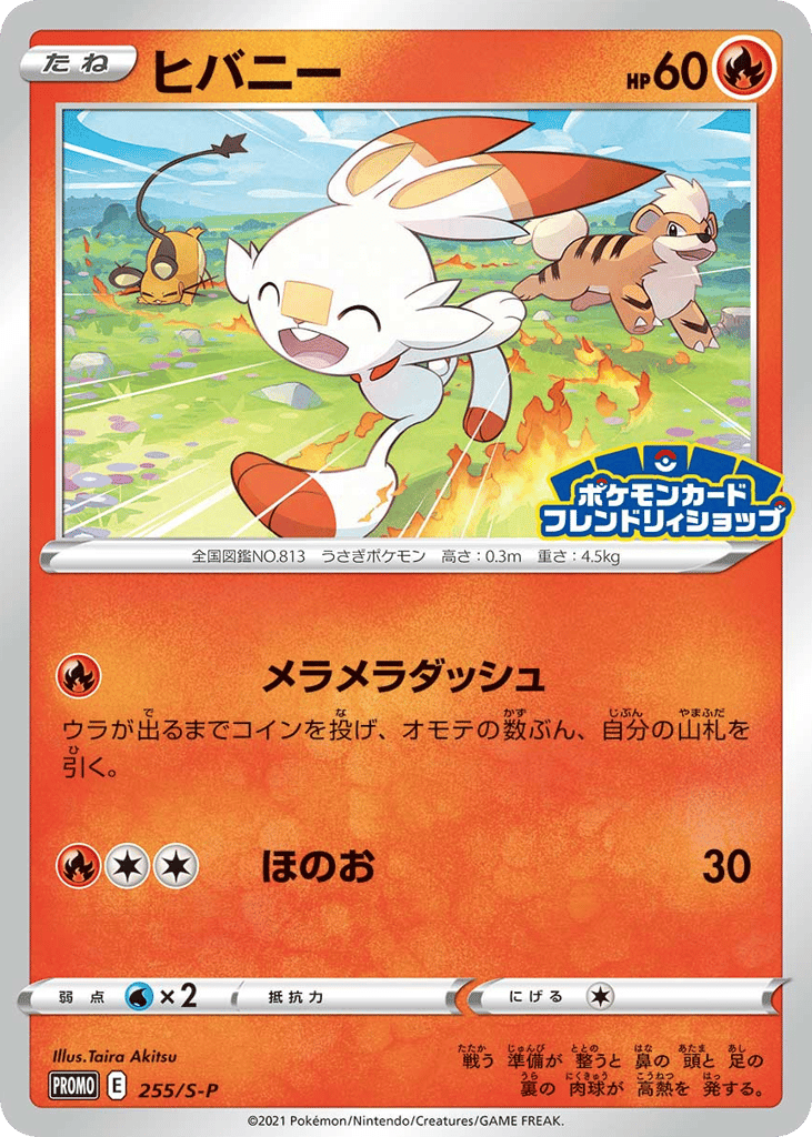 Scorbunny 255/S-P Sword & Shield Promos