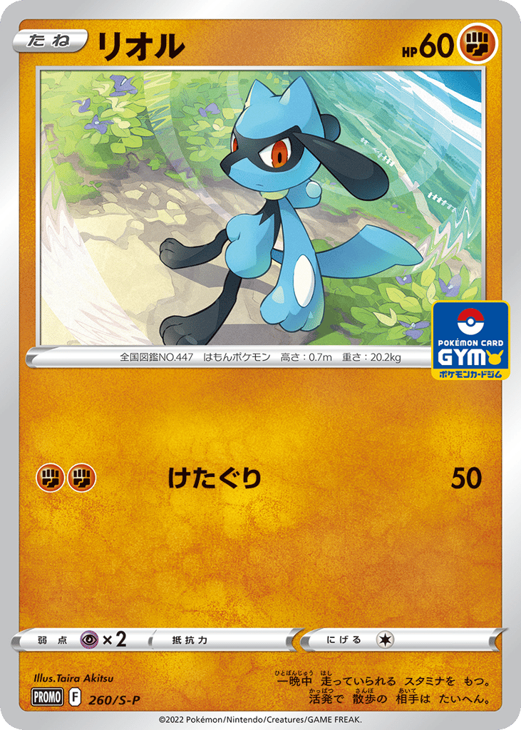 Riolu 260/S-P Sword & Shield Promos