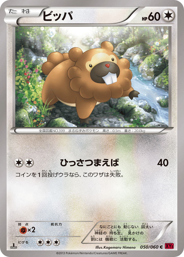 Bidoof 050/060 Collection Y