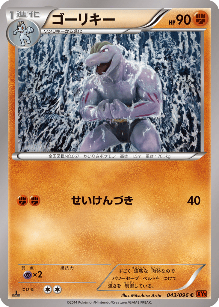 Machoke 043/096 Rising Fist