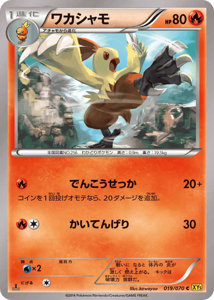 Combusken 019/070 Gaia Volcano