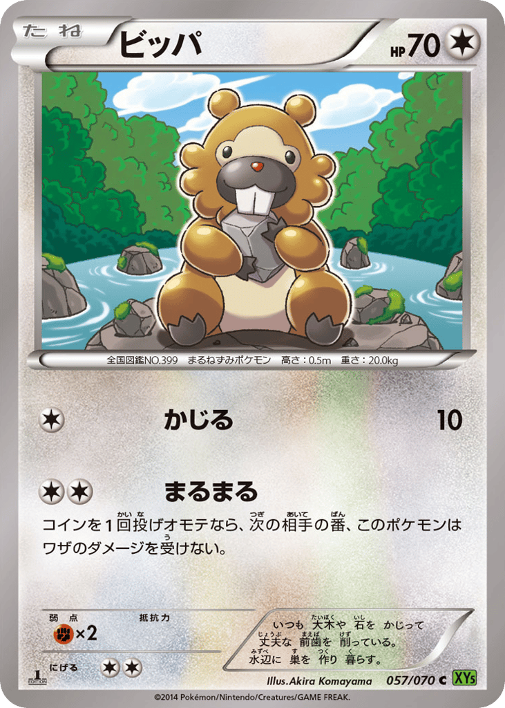 Bidoof 057/070 Tidal Storm