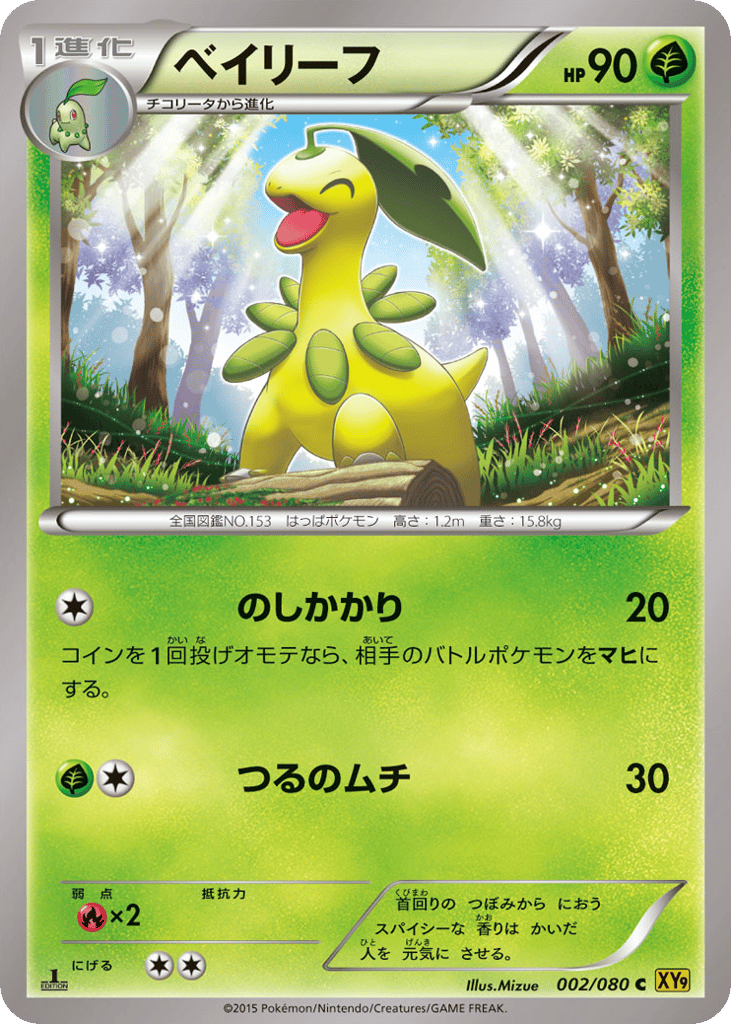 Bayleef 002/080 Rage of the Broken Heavens