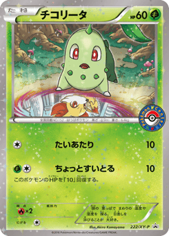 Chikorita 222/XY-P XY Promos